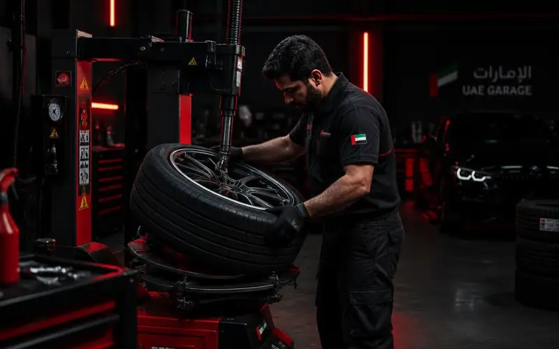 Tyres service at Jawwy Garage